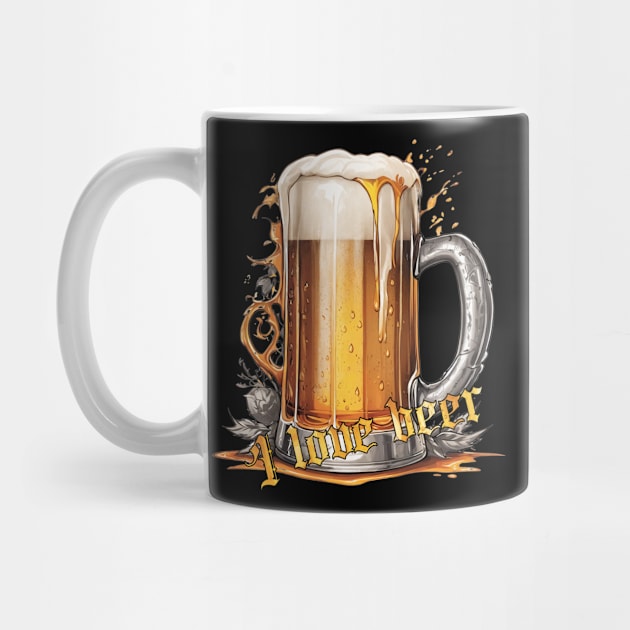 Mug Beers - I love beer by T-Shirt Paradise